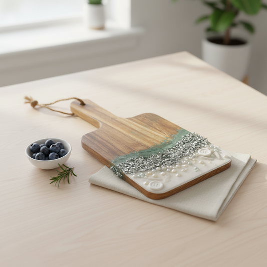 Custom Ocean-Inspired Resin Art | Handcrafted Geodes, Jewelry & Decor