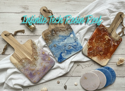 Custom Ocean-Inspired Resin Art | Handcrafted Geodes, Jewelry & Decor