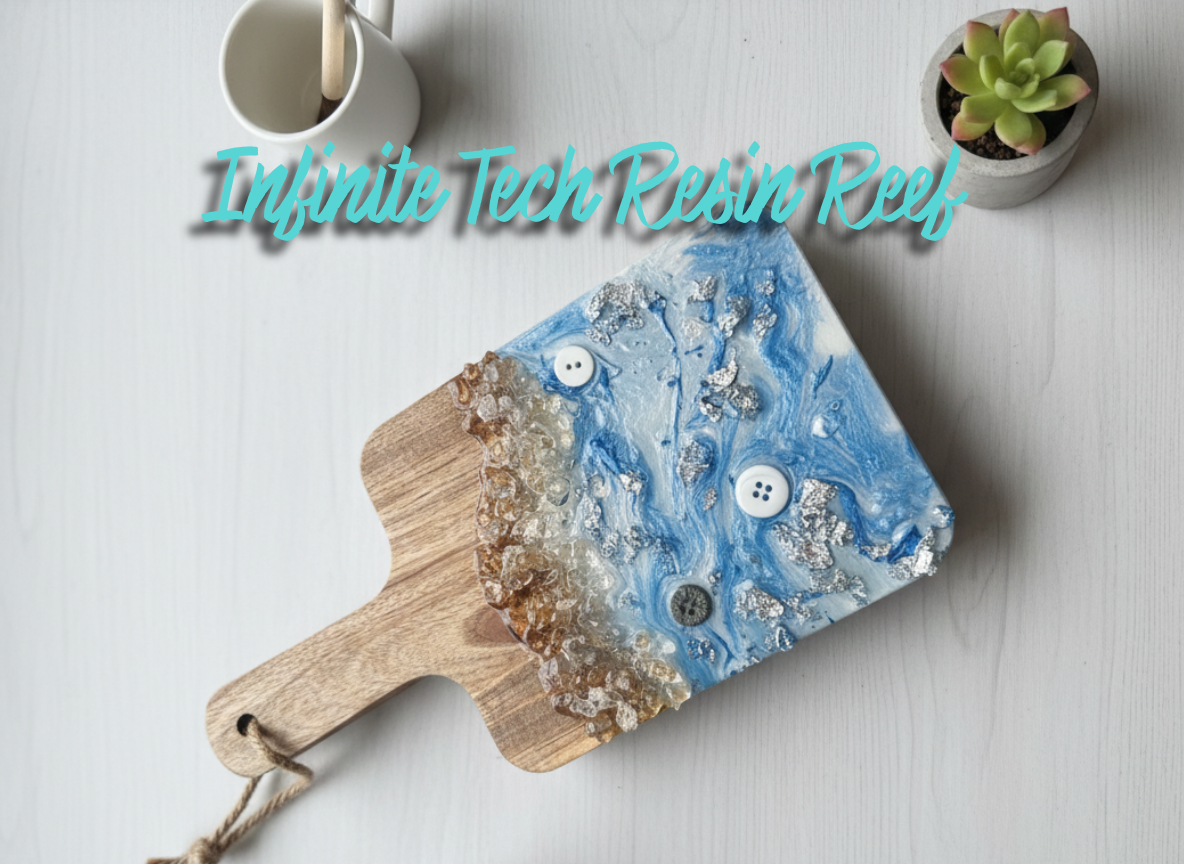 Custom Ocean-Inspired Resin Art | Handcrafted Geodes, Jewelry & Decor