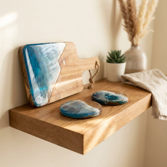 Custom Ocean-Inspired Resin Art | Handcrafted Geodes, Jewelry & Decor