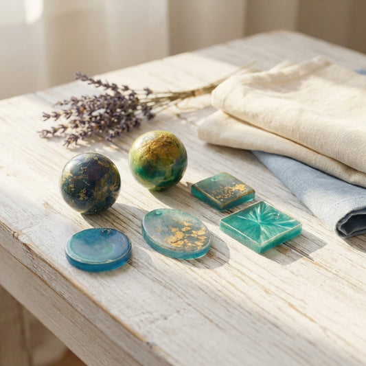 Custom Ocean-Inspired Resin Art | Handcrafted Geodes, Jewelry & Decor